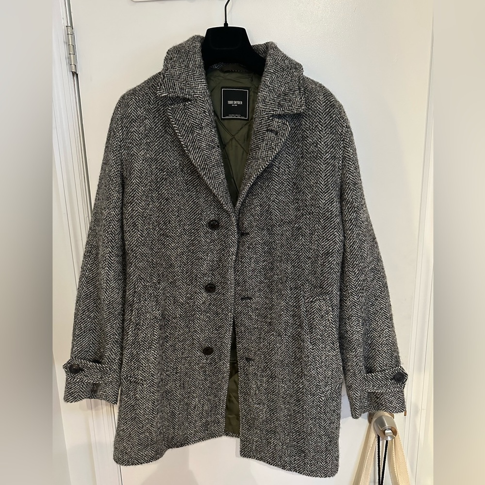 Todd Snyder Car Coat Italian Wool *lightly tailored @ Todd Snyder for trim fit*